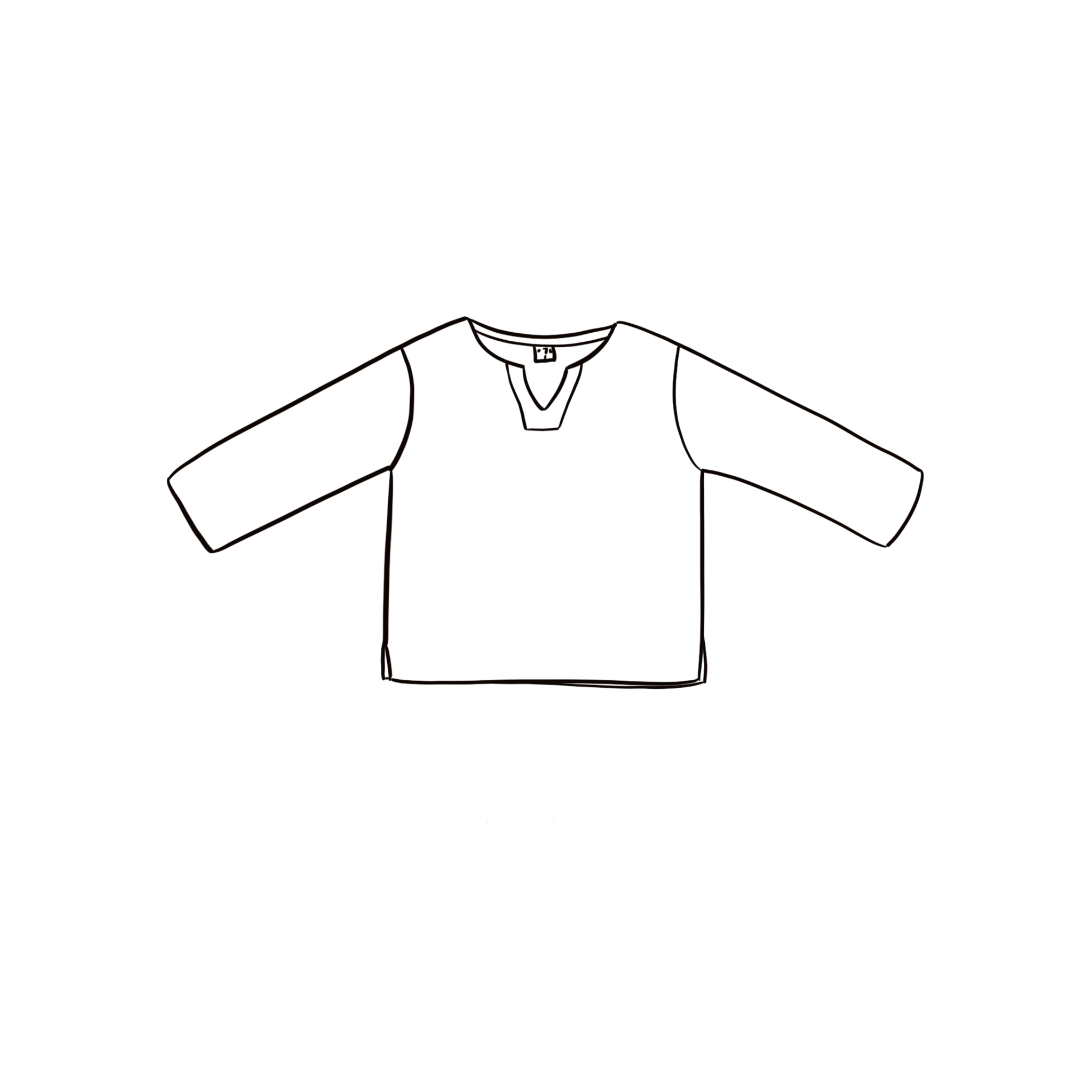 Zac Shirt - Kids - DS Double Saloo - S000 Natural