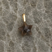 Star Stone Charm - Smocky Quartz