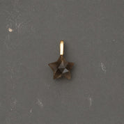 Star Stone Charm - Smocky Quartz
