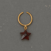 Star Stone Ring - Smocky Quartz