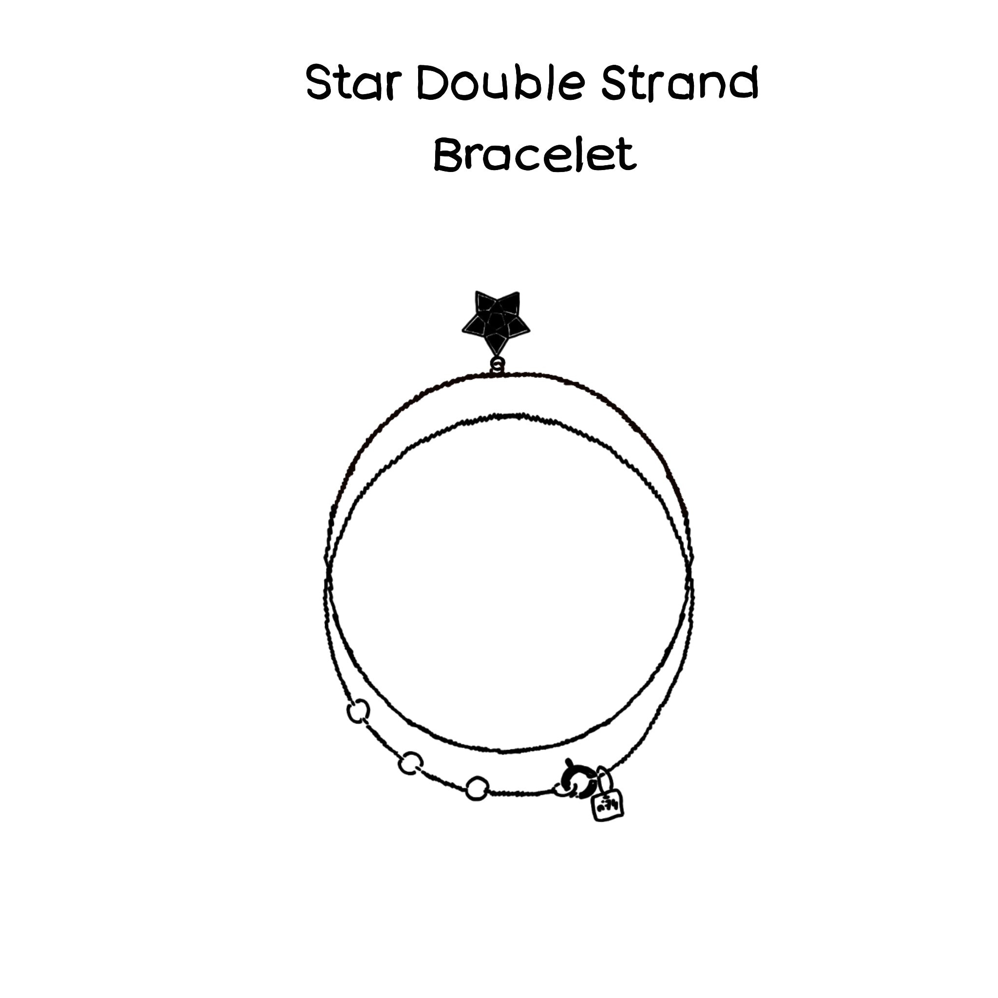 Star Stone Bracelet - Crystal Quartz