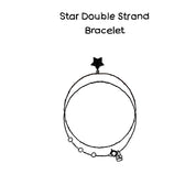 Star Stone Bracelet - Cherry Quartz