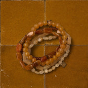 Stone Bracelets Set of 5 - Amber