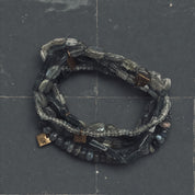 Stone Bracelets Set of 5 - Grey