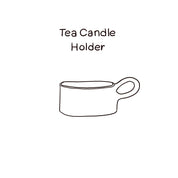Tea Candle Holder - S000 Natural