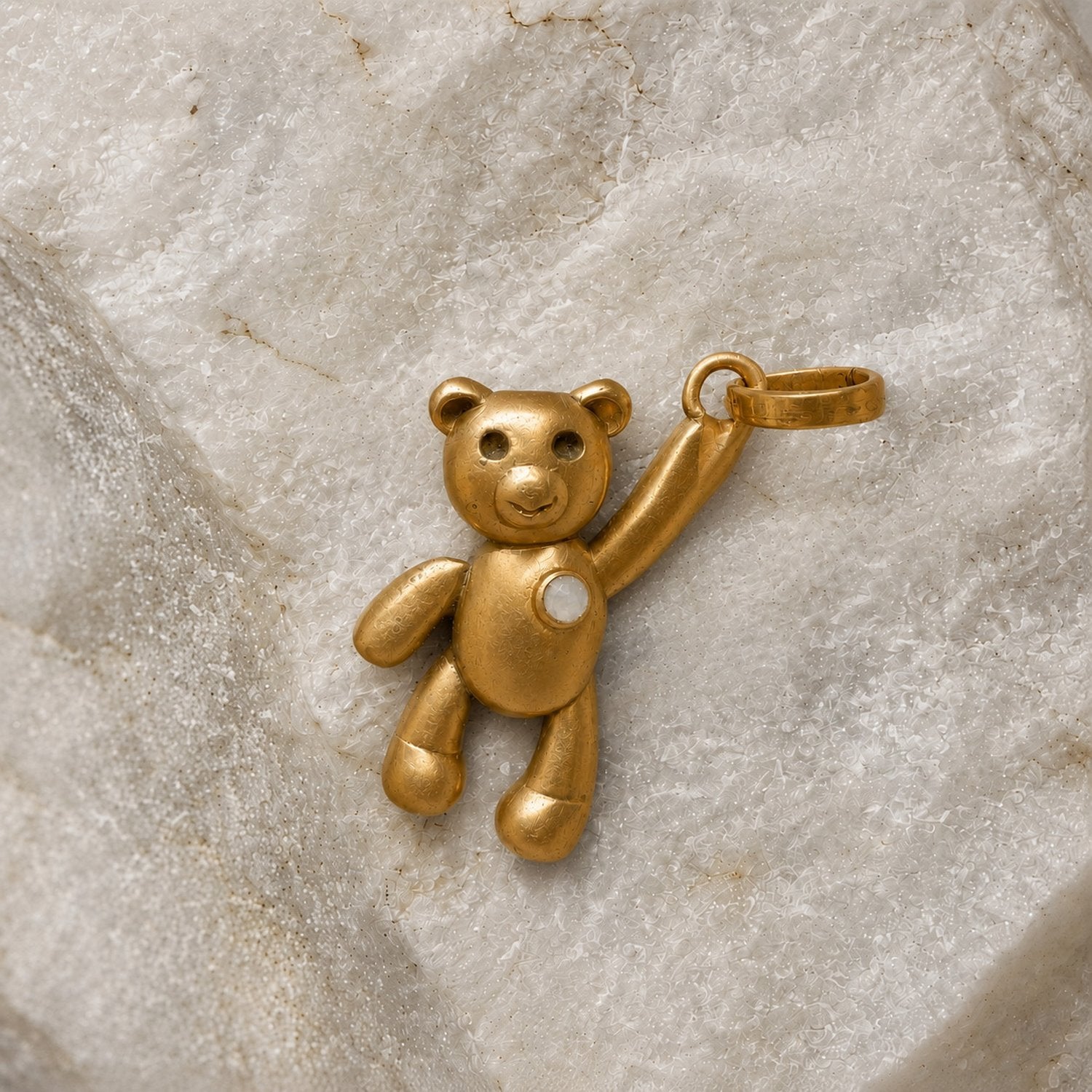 Teddy Pendant - Brass