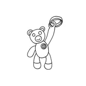 Teddy Pendant - Brass