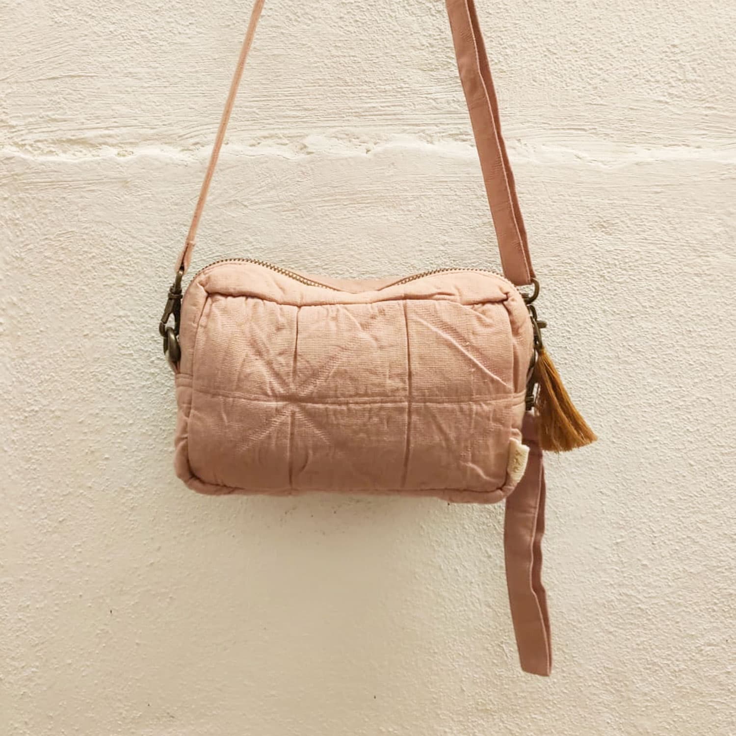 Akira Daily Bag  - OQ Origami Quilt - S054 Nude Brown