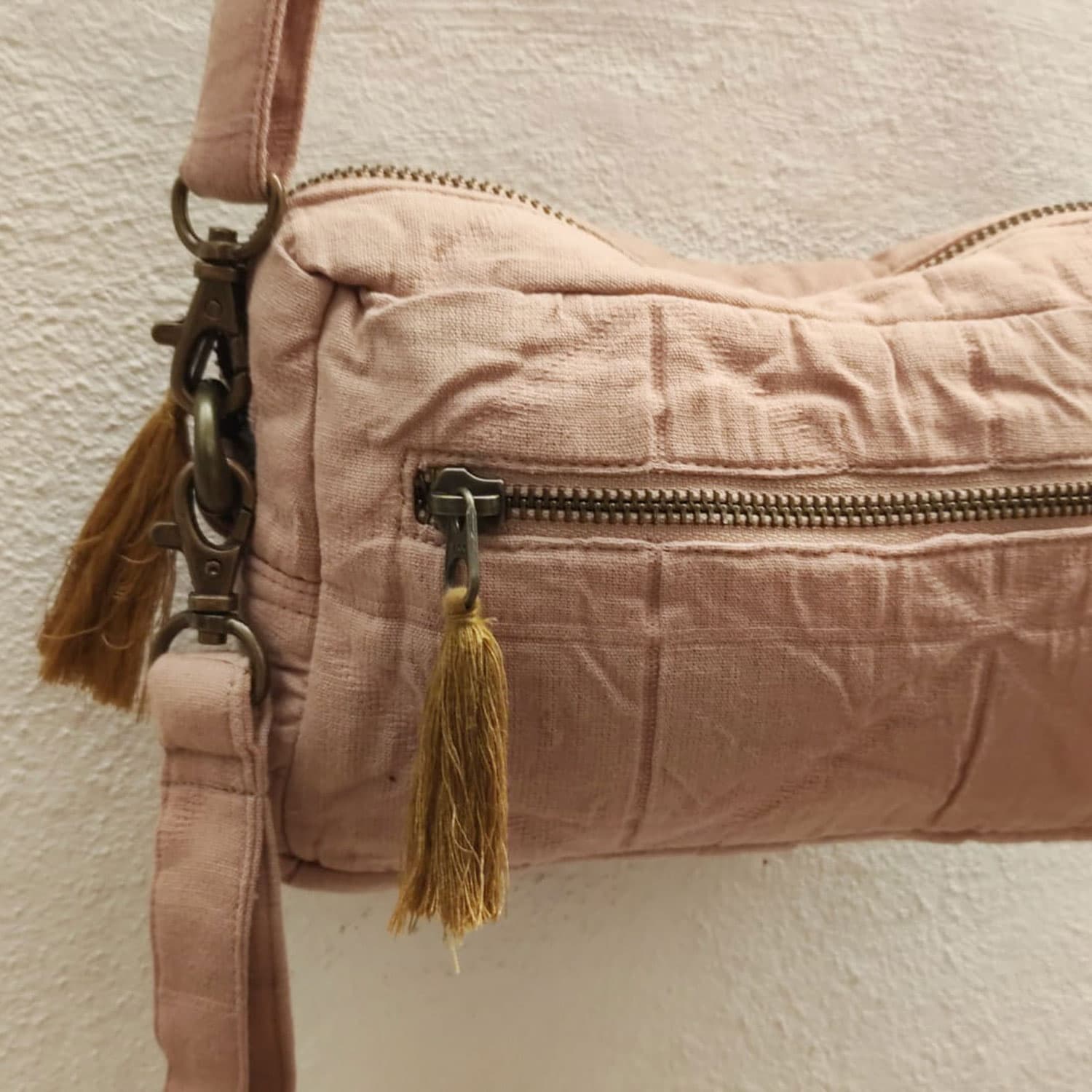 Akira Daily Bag  - OQ Origami Quilt - S054 Nude Brown