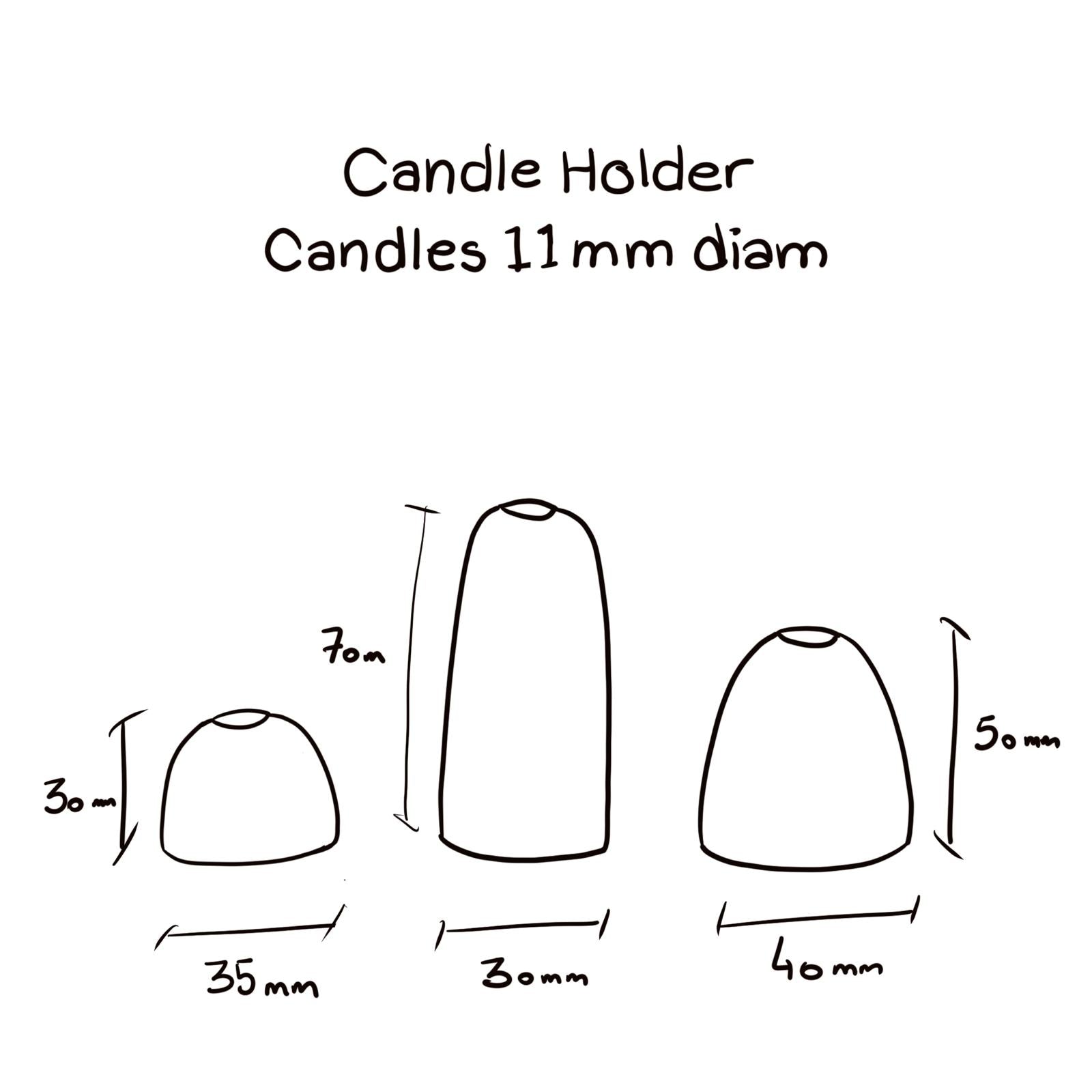 Ceramic Candle Holder - S000 Natural