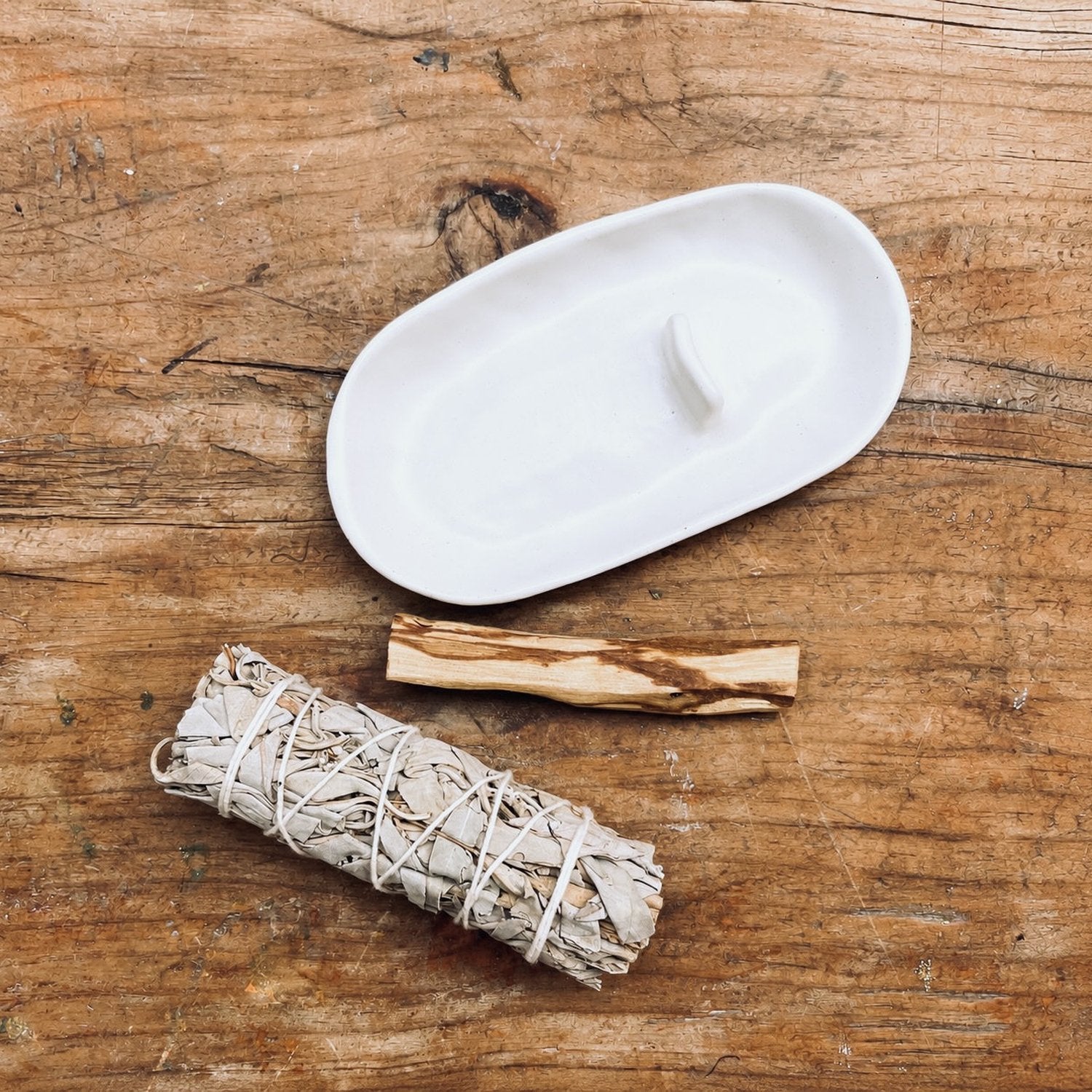 Wood & Smudge Burner - S000 Natural