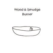 Wood & Smudge Burner - S000 Natural