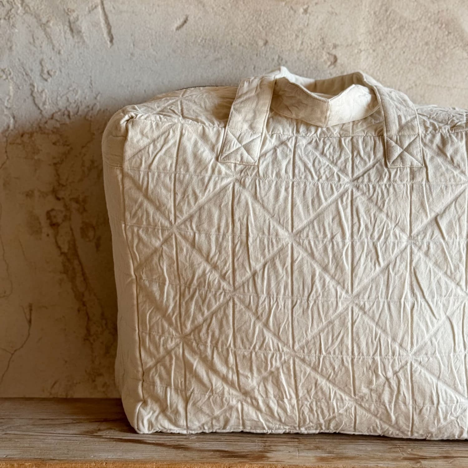 Akira Bag - OQ Origami Quilt - S000 Natural - Medium