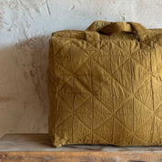 Akira Bag - OQ Origami Quilt - S050 Antique Bronze - Medium
