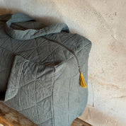 Akira Bag - OQ Origami Quilt - S021 Dark Grey - Medium