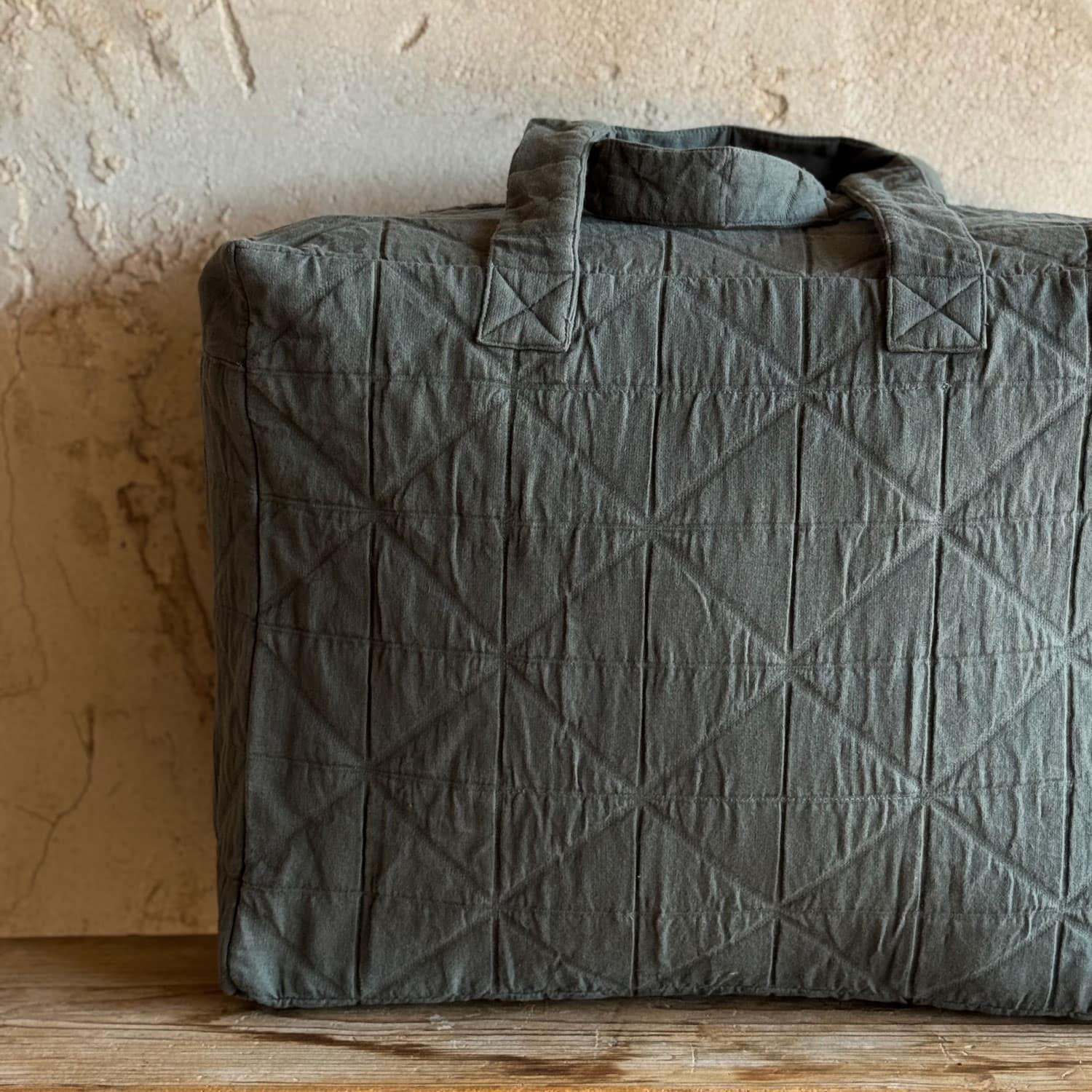 Akira Bag - OQ Origami Quilt - S021 Dark Grey - Medium - n°74 E - Shop - 7400000137259