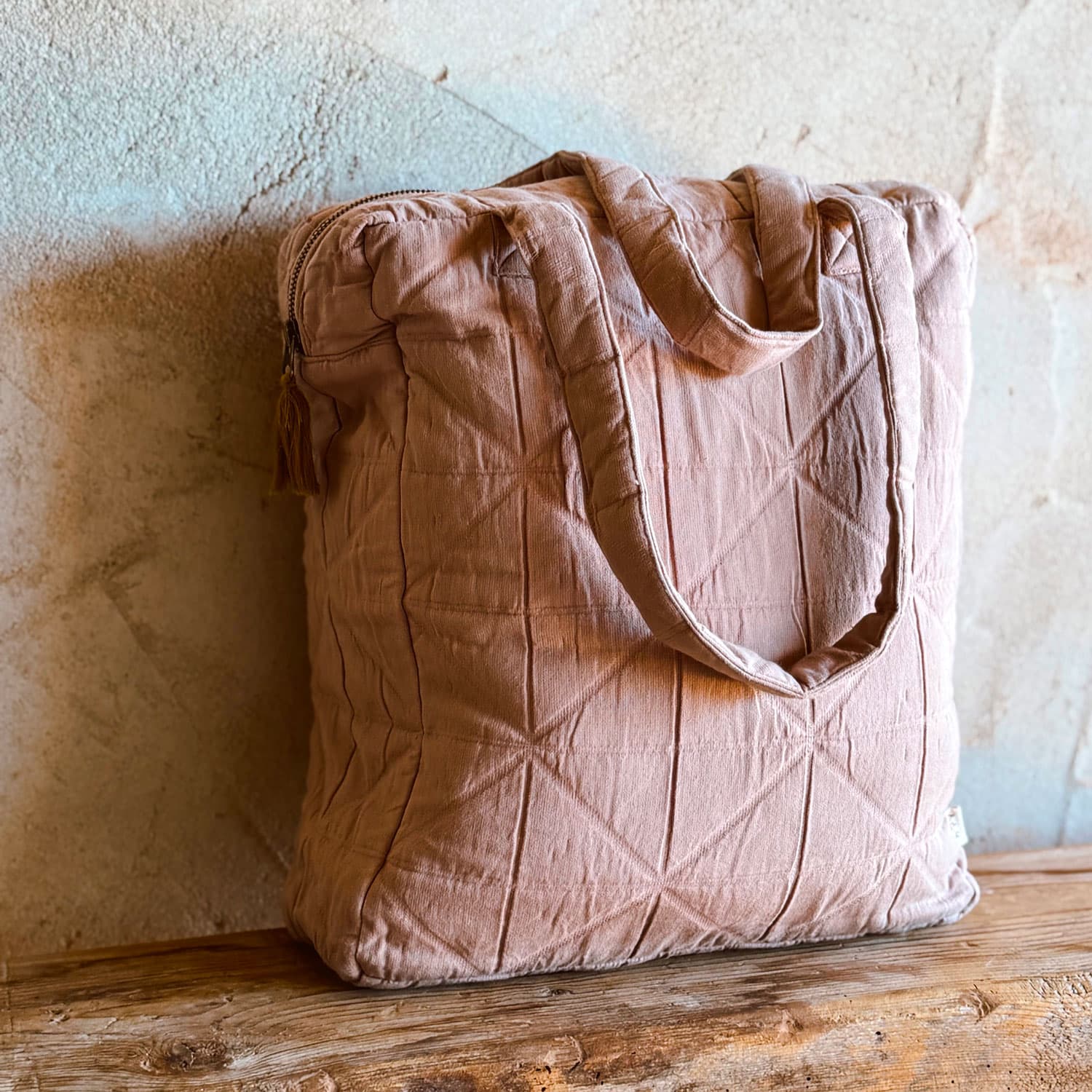 Akira Bag - OQ Origami Quilt - S054 Nude Brown - Small