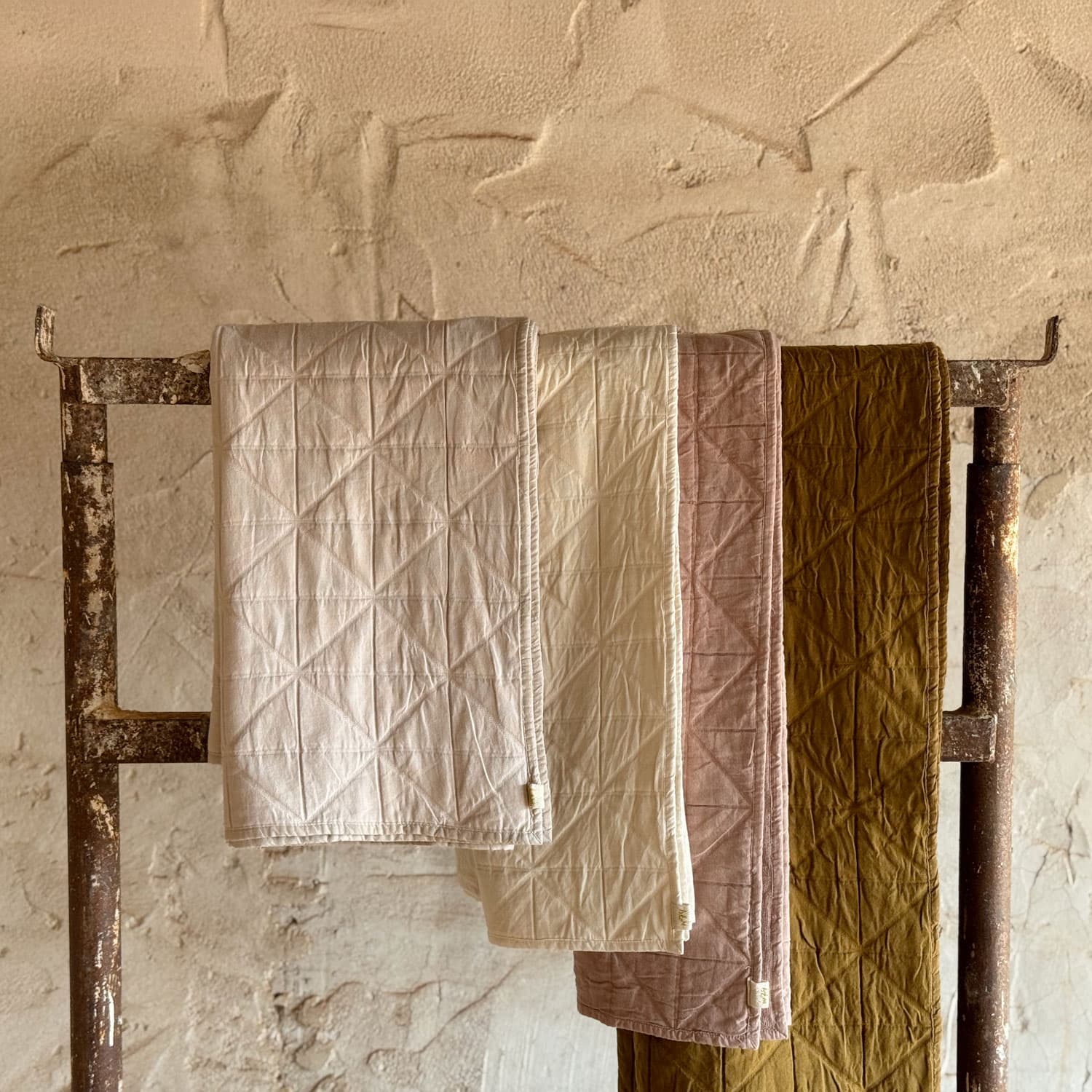 Akira Blanket - OQ Origami Quilt - S050 Antique Bronze - n°74 E - Shop - 7400000137272