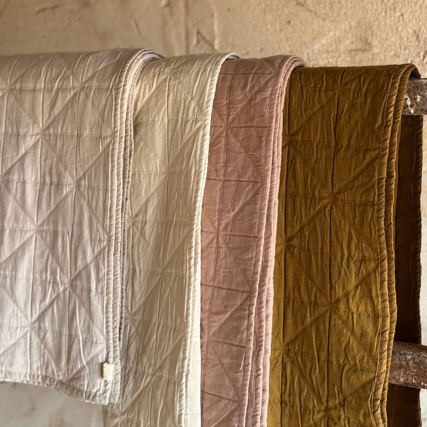 Akira Blanket - OQ Origami Quilt - S050 Antique Bronze - n°74 E - Shop - 7400000137272