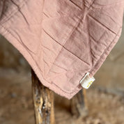 Akira Blanket - OQ Origami Quilt - S054 Nude Brown
