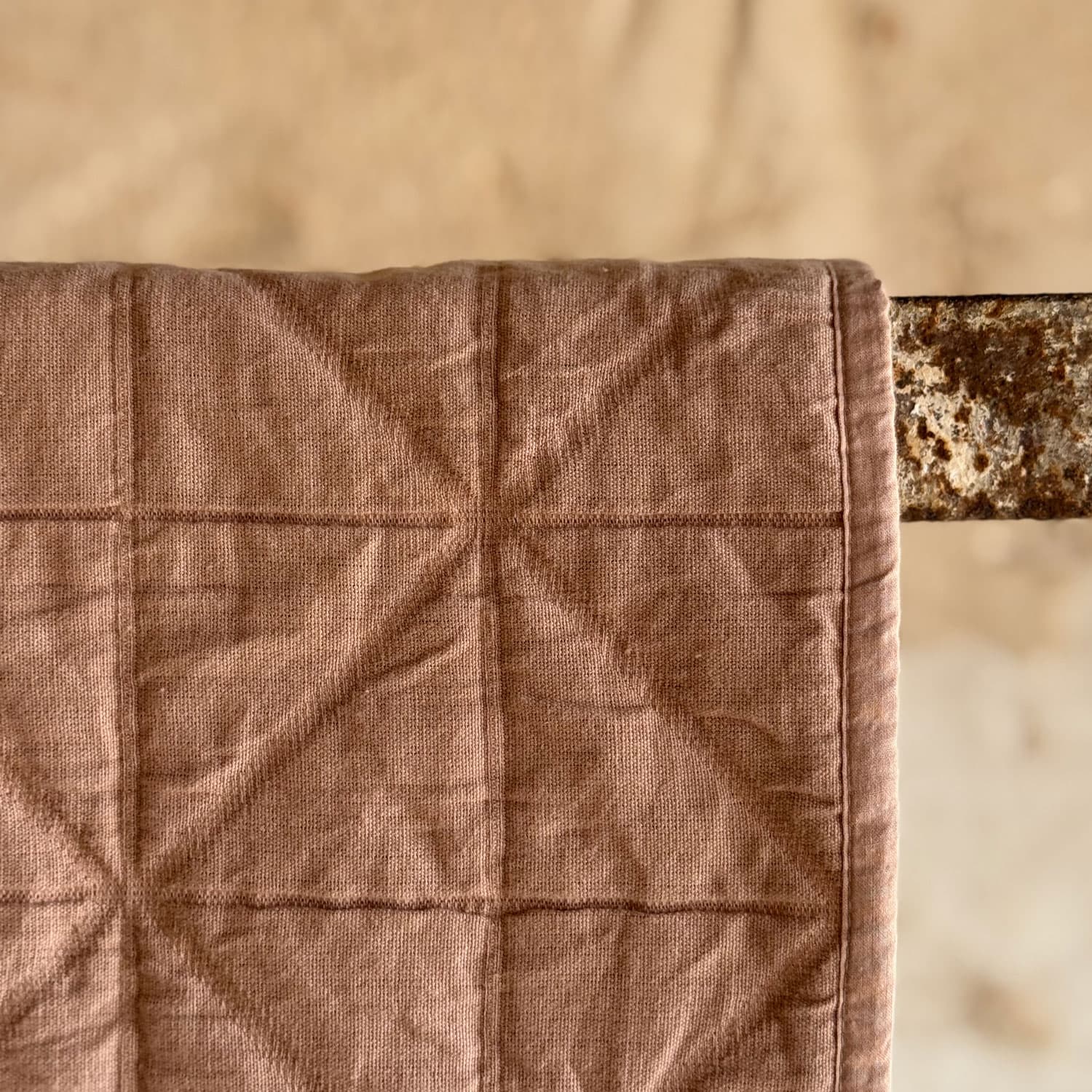 Akira Blanket - OQ Origami Quilt - S054 Nude Brown
