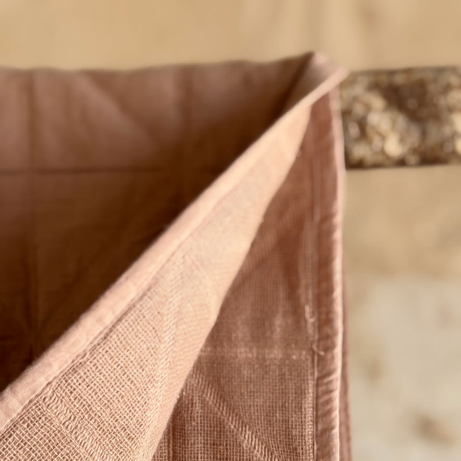 Akira Blanket - OQ Origami Quilt - S054 Nude Brown