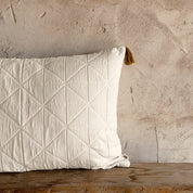 Akira Cushion Cover - OQ Origami Quilt - S000 Natural - n°74 E - Shop - 7400000137298