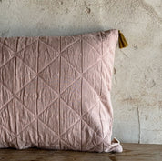 Akira Cushion Cover - OQ Origami Quilt - S054 Nude Brown - n°74 E - Shop - 7400000137303
