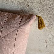 Akira Cushion Cover - OQ Origami Quilt - S054 Nude Brown - n°74 E - Shop - 7400000137303