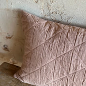 Akira Cushion Cover - OQ Origami Quilt - S054 Nude Brown - n°74 E - Shop - 7400000137302