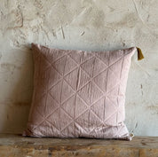 Akira Cushion Cover - OQ Origami Quilt - S054 Nude Brown - n°74 E - Shop - 7400000137302