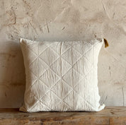 Akira Cushion Cover - OQ Origami Quilt - S000 Natural