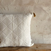 Akira Cushion Cover - OQ Origami Quilt - S000 Natural
