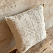 Akira Cushion Cover - OQ Origami Quilt - S000 Natural