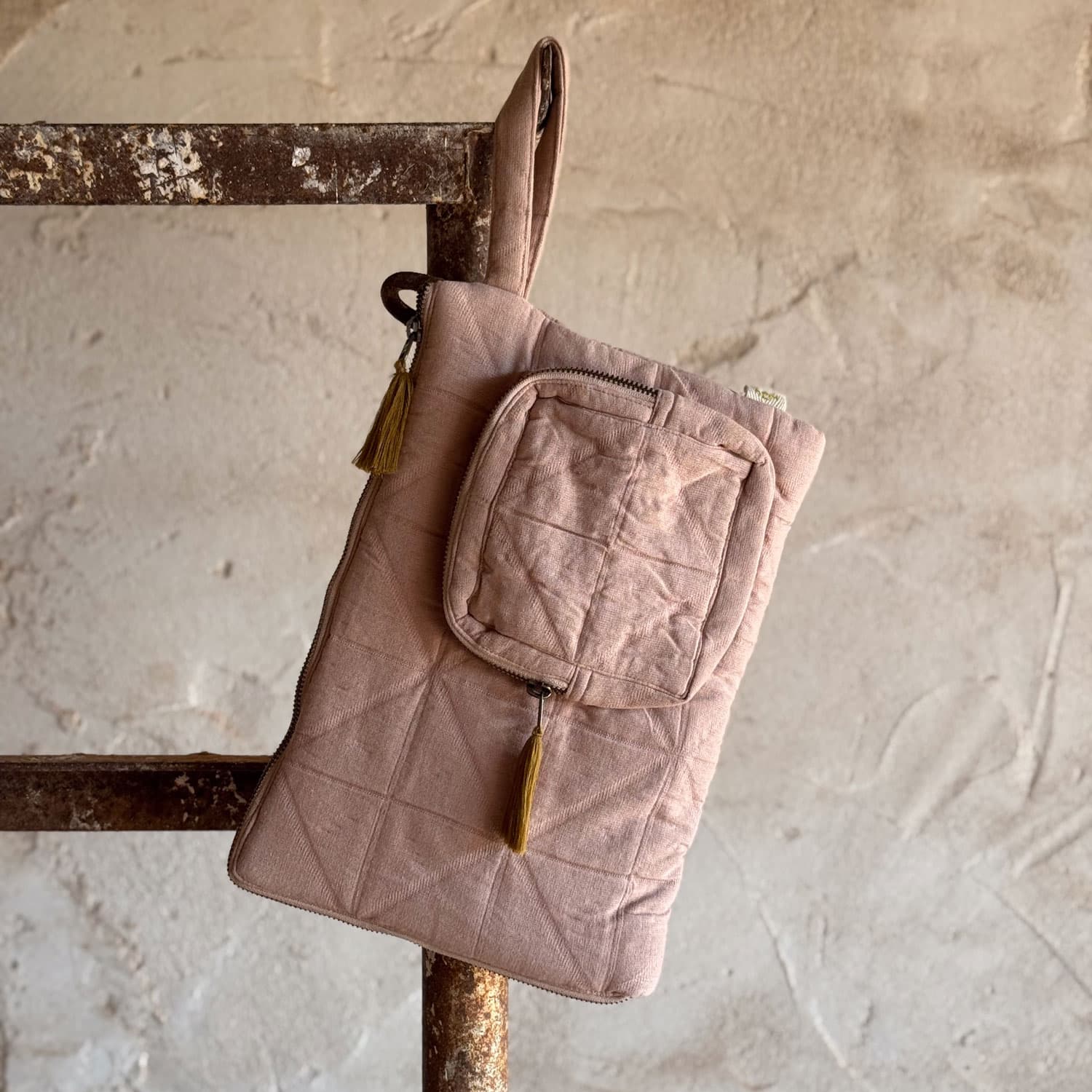 Akira Laptop Case - OQ Origami Quilt - S054 Nude Brown - n°74 E - Shop - 7400000137311