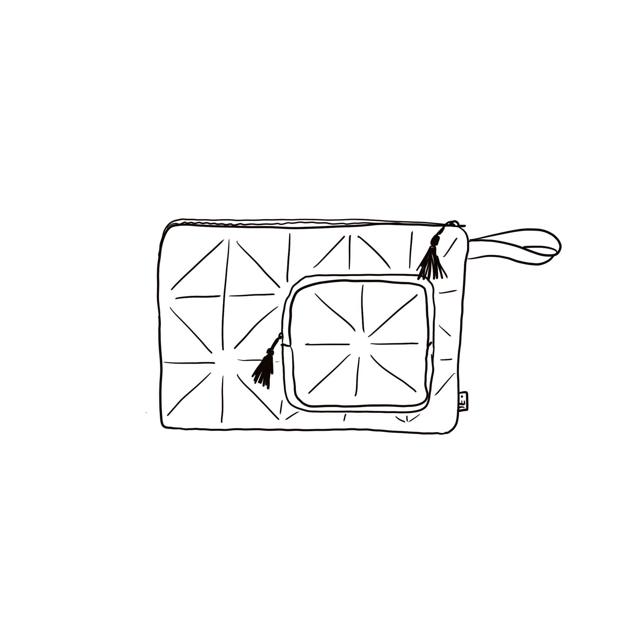 Akira Laptop Case - OQ Origami Quilt - S054 Nude Brown - n°74 E - Shop - 7400000137311