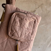 Akira Laptop Case - OQ Origami Quilt - S054 Nude Brown