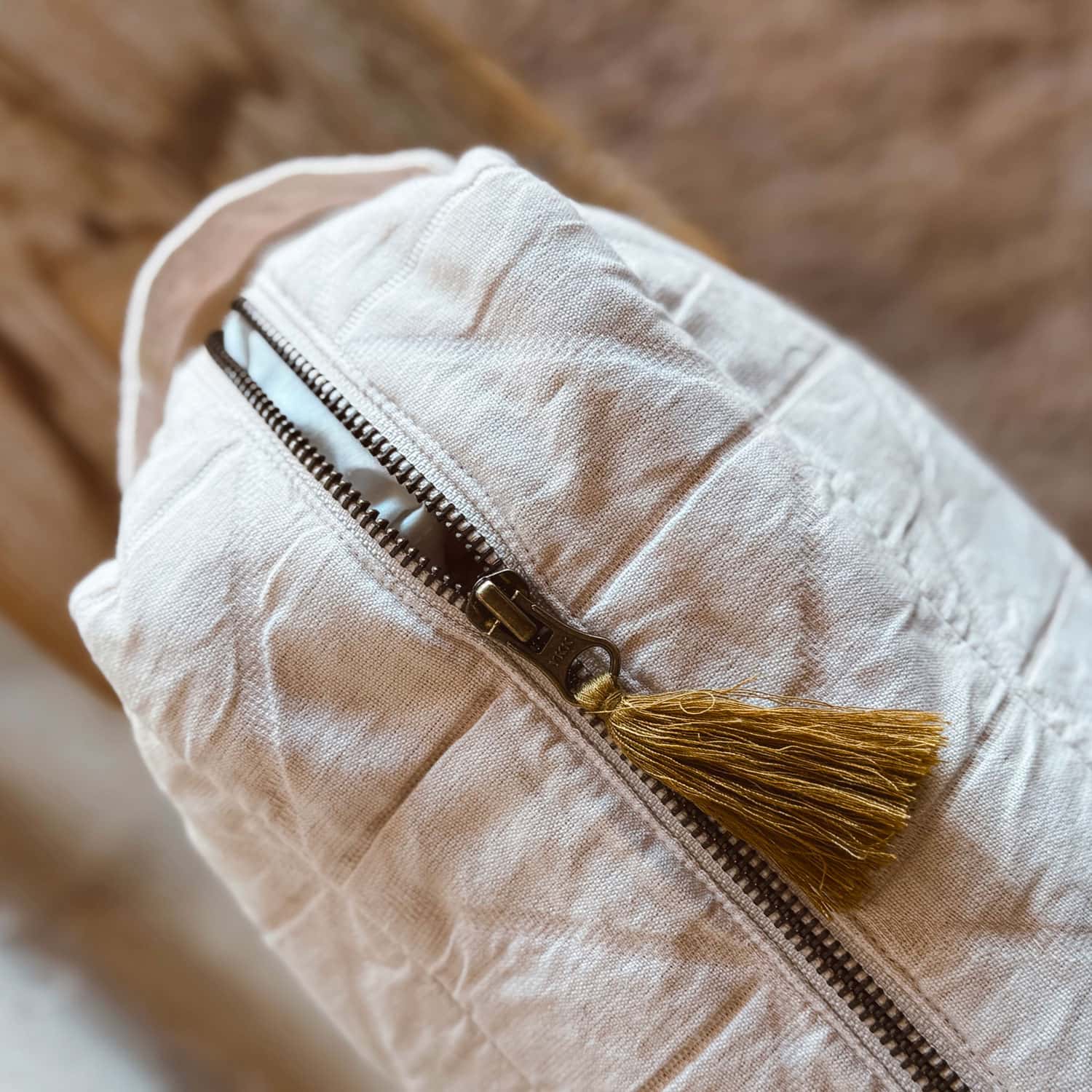 Akira Toiletry Bag - OQ Origami Quilt - S018 Powder - Large