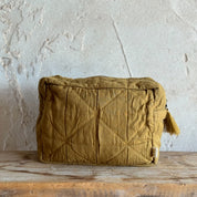 Akira Toiletry Bag - OQ Origami Quilt - S050 Antique Bronze - Large - n°74 E - Shop - 7400000137288
