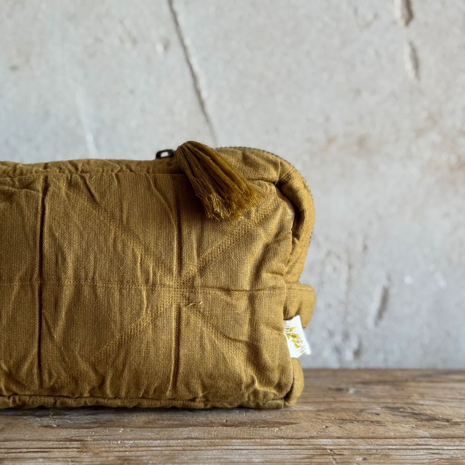 Akira Toiletry Bag - OQ Origami Quilt - S050 Antique Bronze - Medium - n°74 E - Shop - 7400000137284