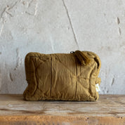 Akira Toiletry Bag - OQ Origami Quilt - S050 Antique Bronze - Medium