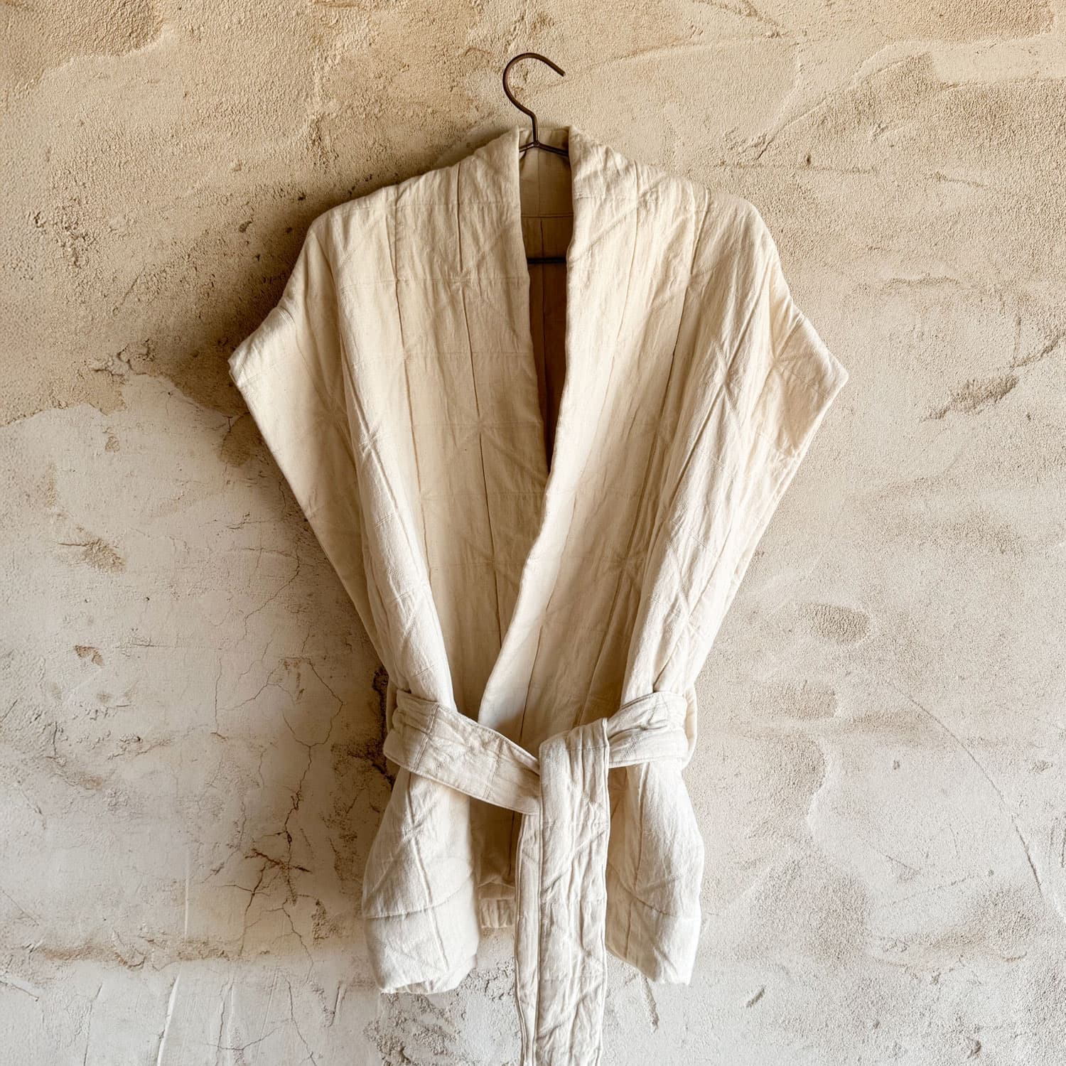 Akira Vest - Women - OQ Origami Quilt - S000 Natural - n°74 E - Shop - 7400000137250