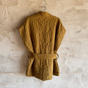 Akira Vest - Women - OQ Origami Quilt - S050 Antique Bronze - n°74 E - Shop - 7400000137254