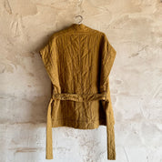 Akira Vest - Women - OQ Origami Quilt - S050 Antique Bronze - n°74 E - Shop - 7400000137254