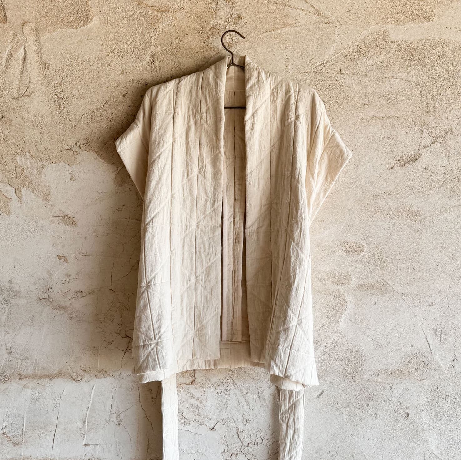 Akira Vest - Women  - OQ Origami Quilt - S000 Natural