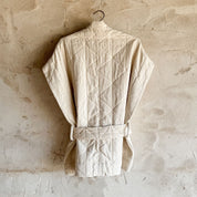 Akira Vest - Women  - OQ Origami Quilt - S000 Natural