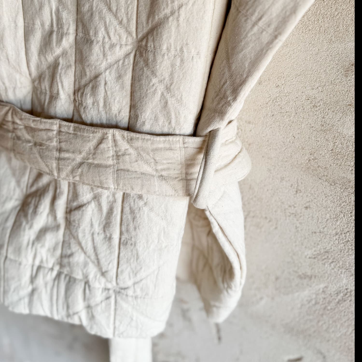 Akira Vest - Women  - OQ Origami Quilt - S000 Natural