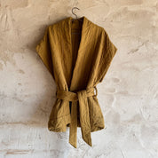 Akira Vest - Women  - OQ Origami Quilt - S050 Antique Bronze
