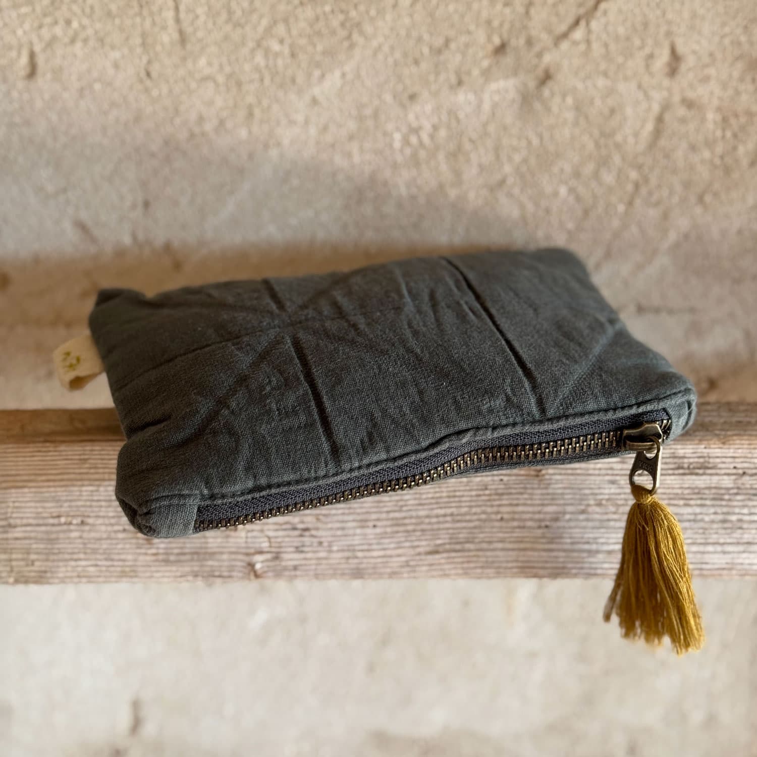 Akira Zip Clutch - OQ Origami Quilt - S021 Dark Grey - n°74 E - Shop - 7400000137292