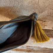 Akira Zip Clutch - OQ Origami Quilt - S021 Dark Grey - n°74 E - Shop - 7400000137293